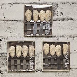 Vintage Boston Warehouse Turkey Spreaders Set of 4 Fall Thanksgiving NIB